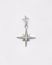 Celeste Moon & Star Drop Earrings