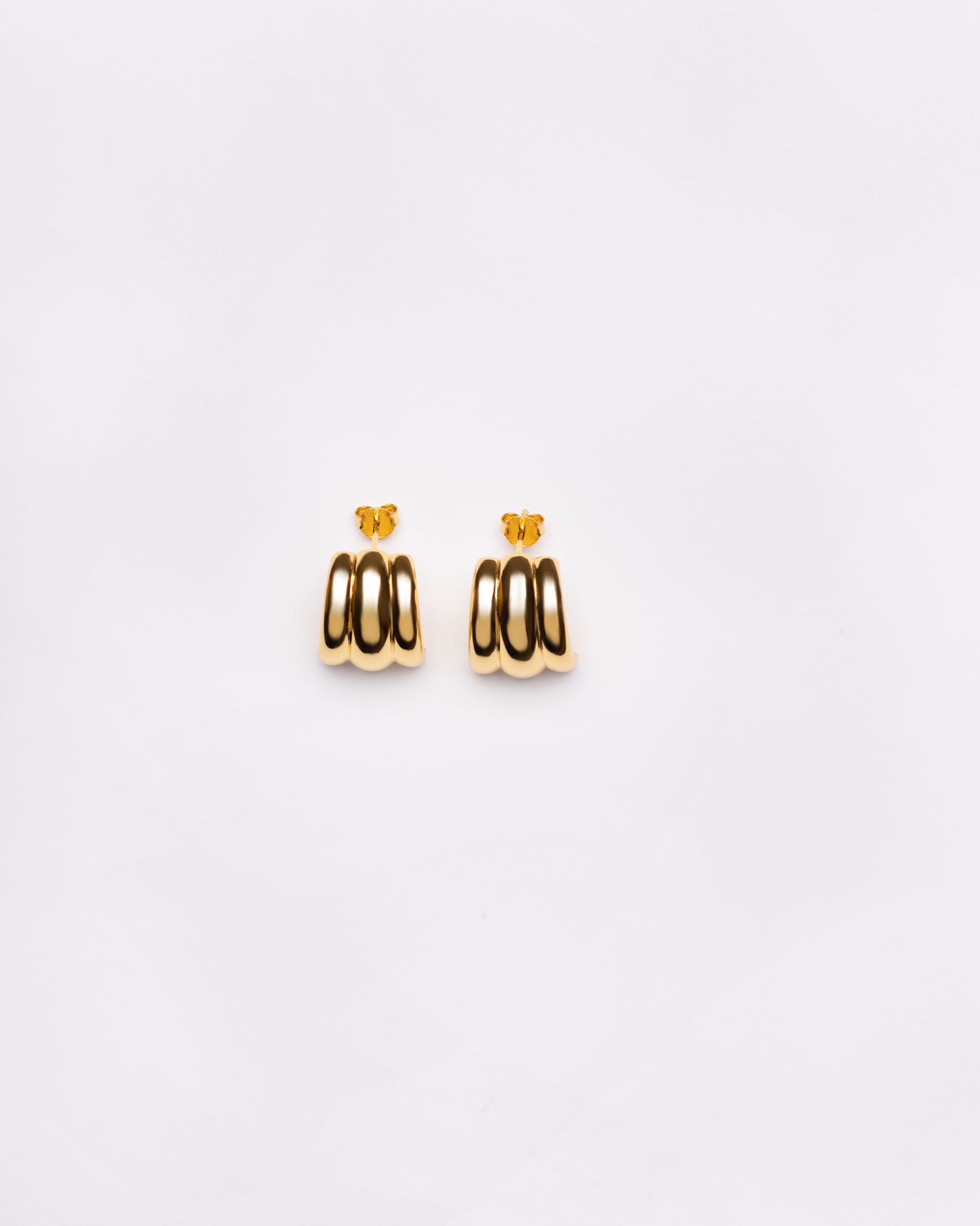 Contour Ribbed Hoops