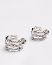 Edge Zircon Hoops