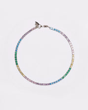 Rainbow Tennis Bracelet