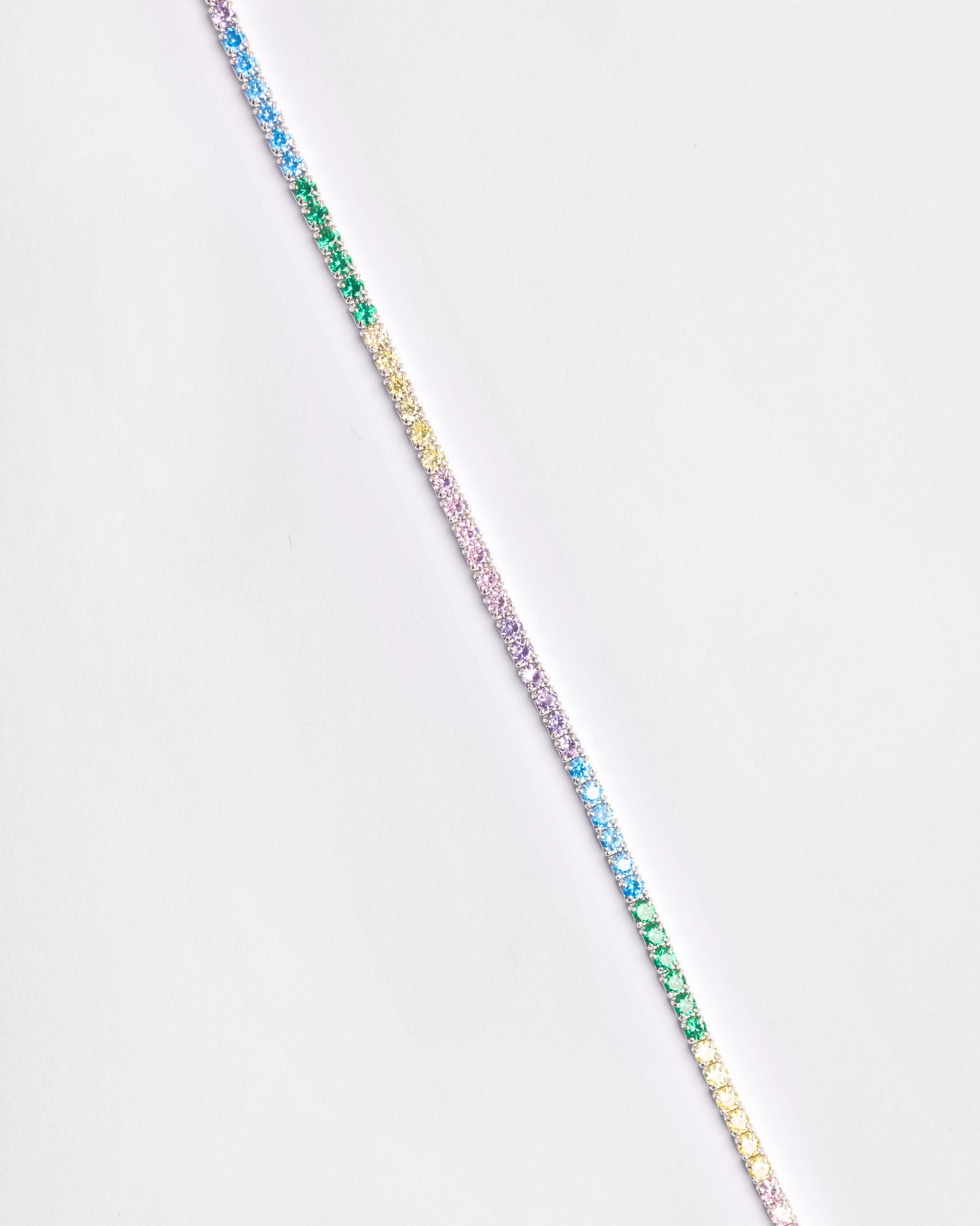 Rainbow Tennis Bracelet