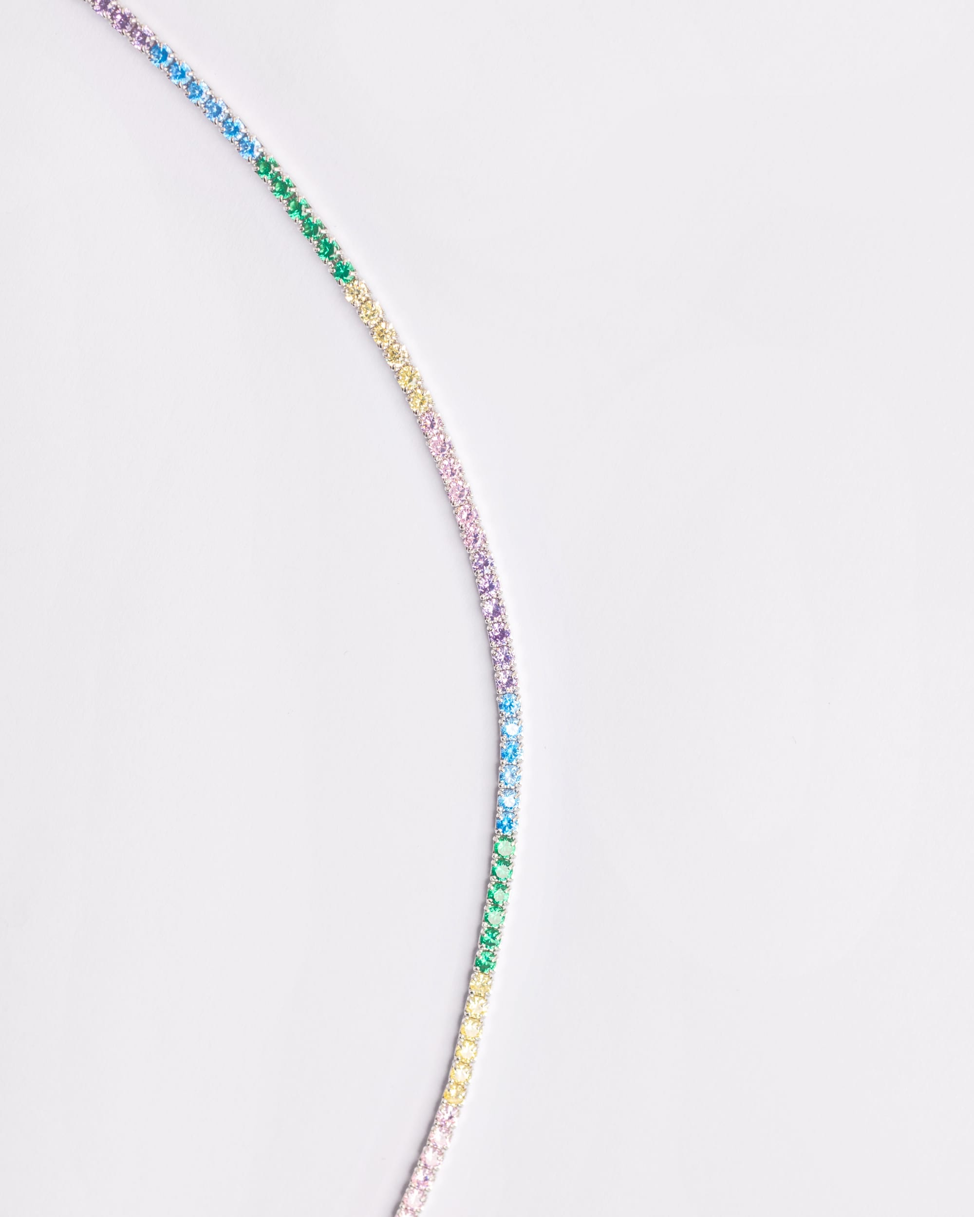 Rainbow Tennis Bracelet