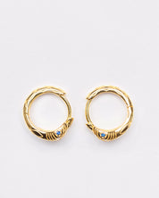 Sculpted Serpentine Hoops