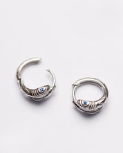 Sculpted Serpentine Hoops