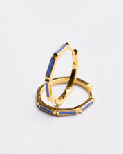 The Capri Huggies - Blue Enamel