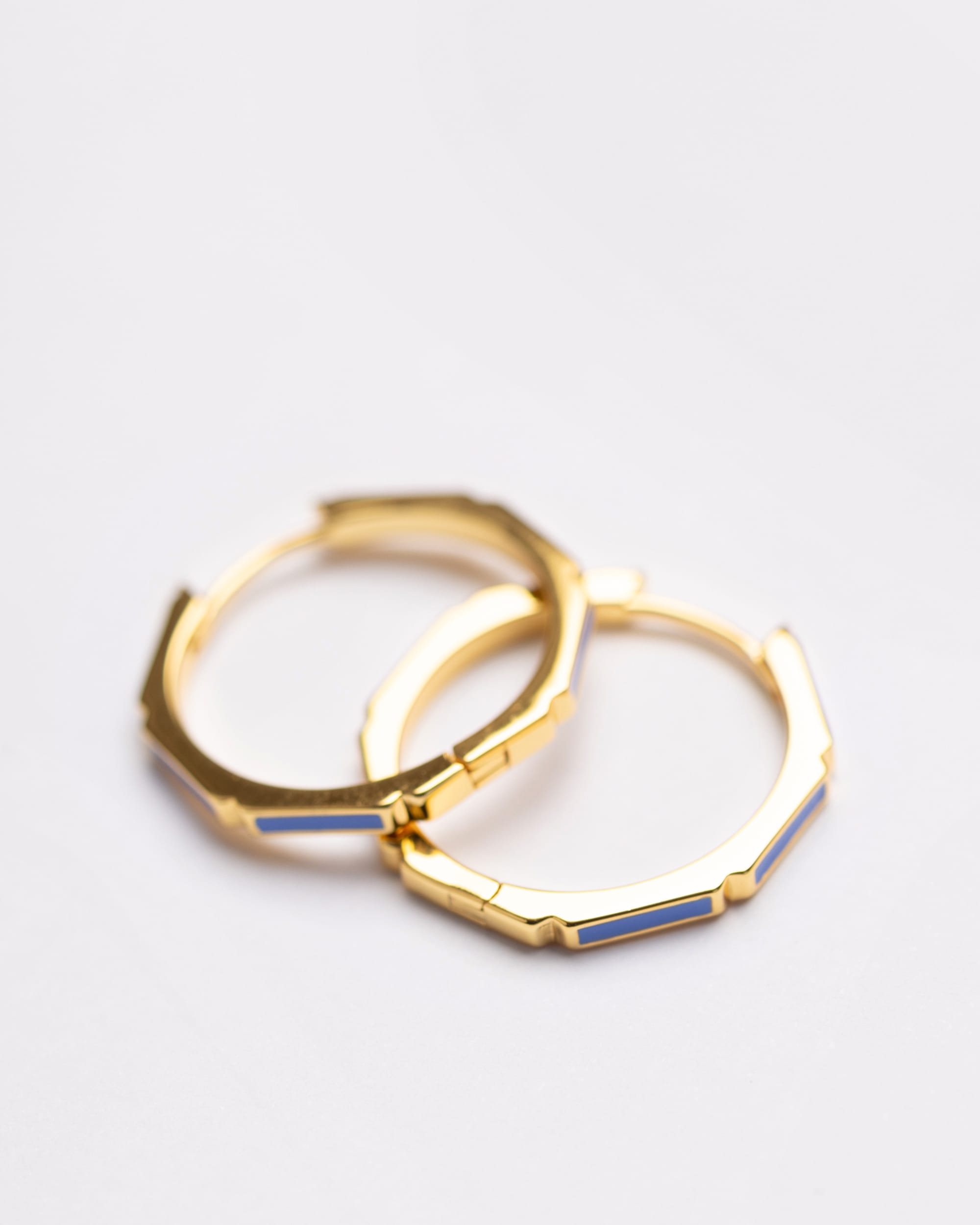 The Capri Huggies - Blue Enamel