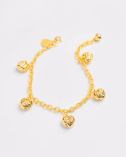 The Five Hearts Chain - Lock Clasp