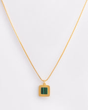 The Malachite Square Necklace