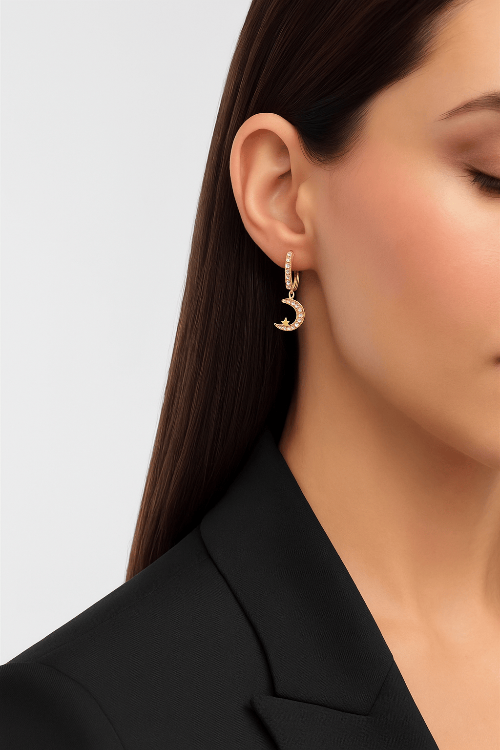 The Moon & Star Hoops