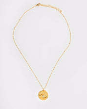 The Moonstone Eye Coin Necklace