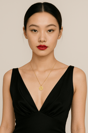 The Moonstone Eye Coin Necklace