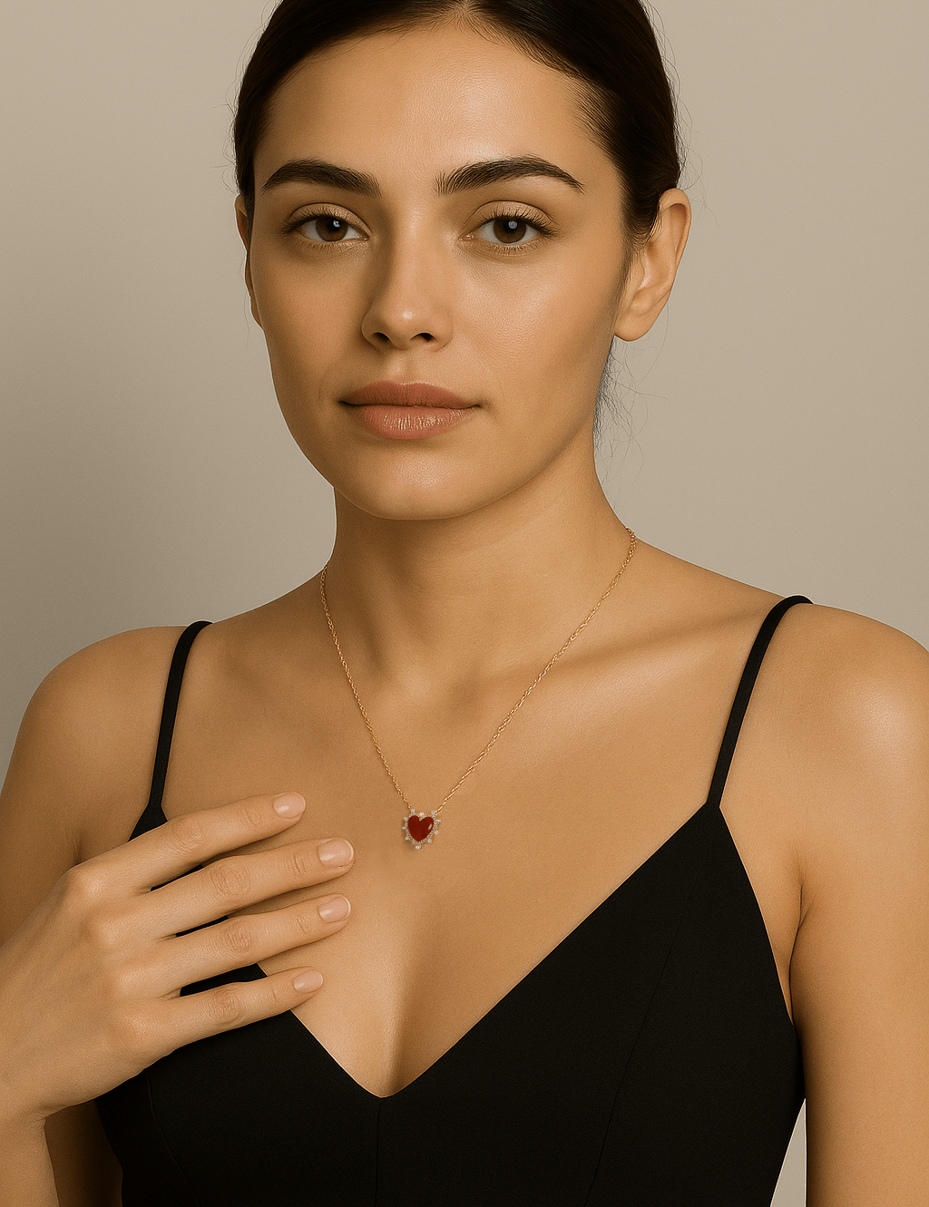 The-Onyx-Heart-Twist-Necklace-Red-Onyx-Rhodium-Vermeil-NEC10024-Model.png