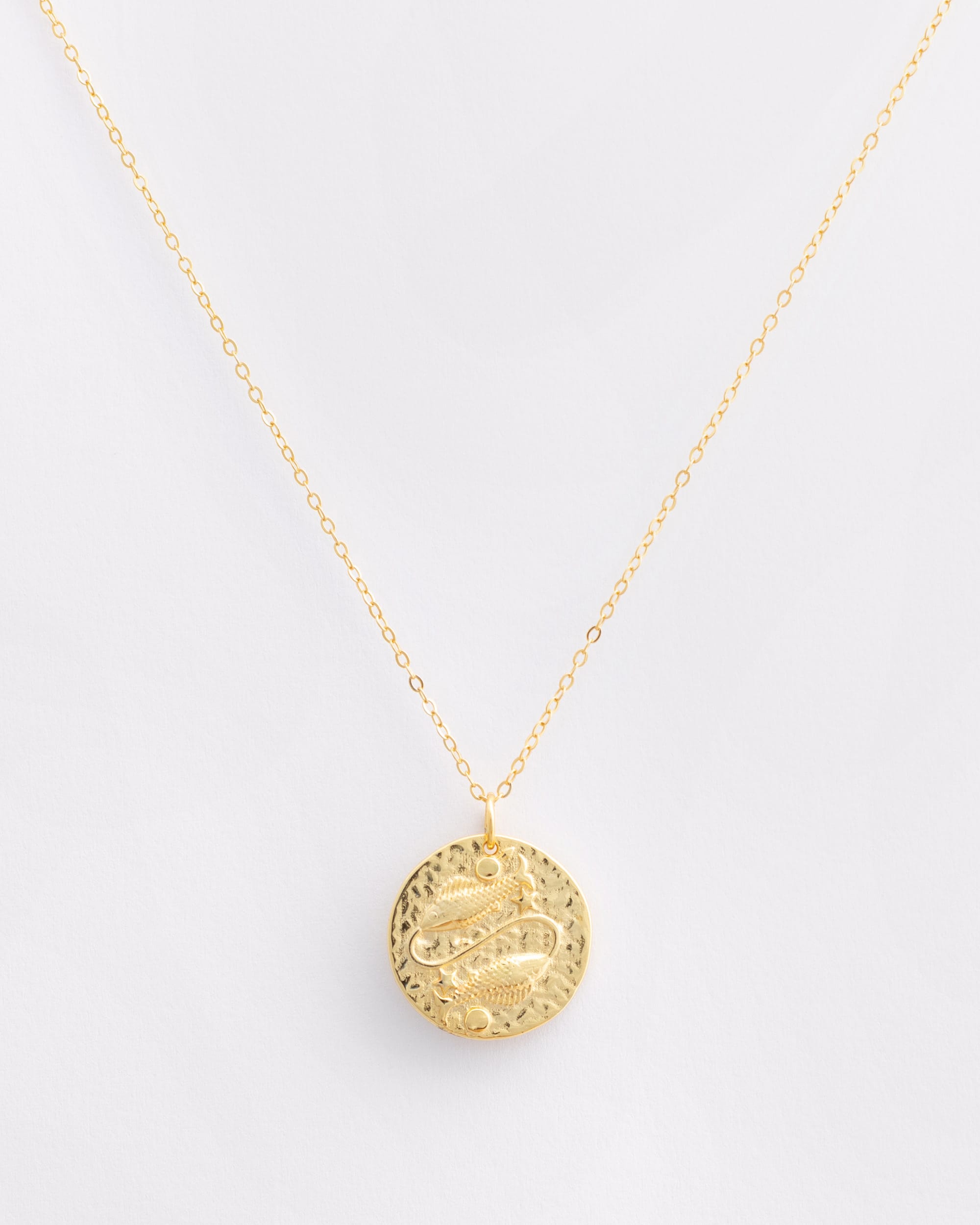 Pisces Baroque Pendant Necklace