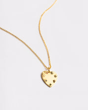 The Rainbow Heart Pendant Necklace