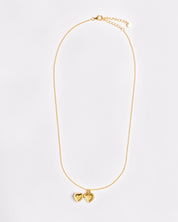 The Red Enamel Heart Locket Necklace