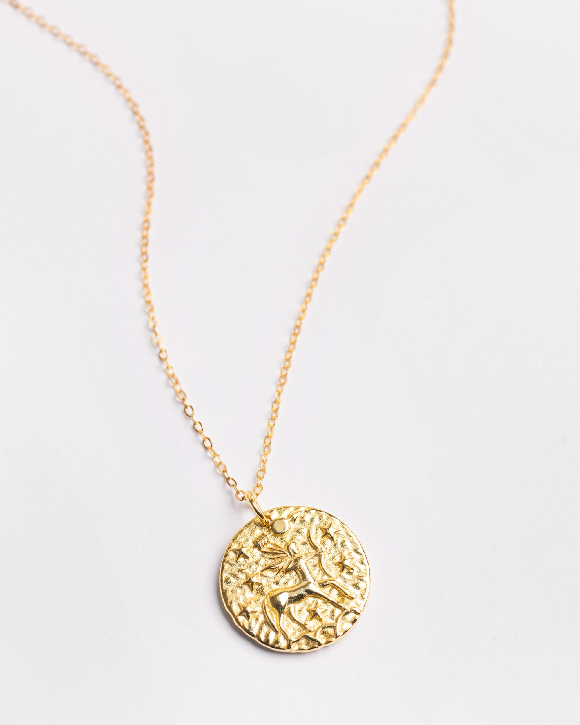 Sagittarius Baroque Pendant Necklace