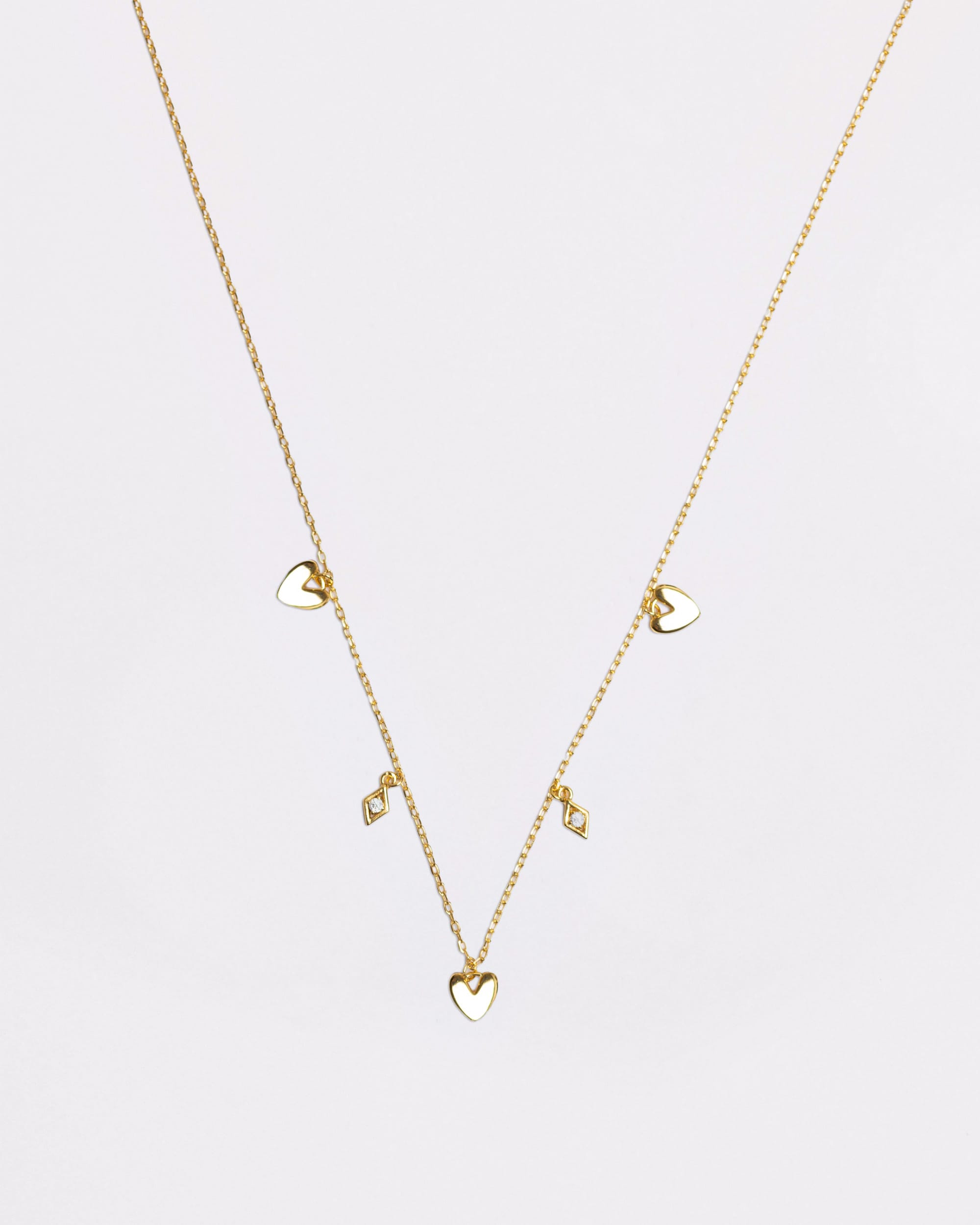 Tiny Hearts Necklace